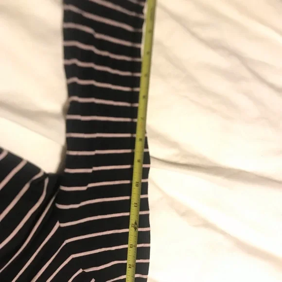 H&M Boatneck Black and Pink Striped Shirt - Picture 6 of 11